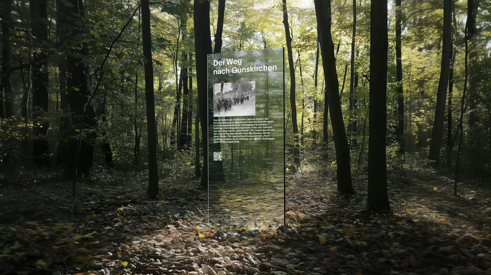 Rendering der Gedenk-Stele